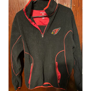 Arizona Cardinals Antigua 1/4 Zip M Jacket Black NFL Shirt